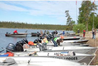 Boats allow anglers access to some of the very best fishing, and scenery, Canada has to offer.