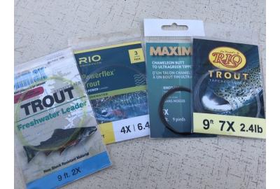 Most fishing retailers offer a range of leader sizes and lengths.