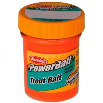 Berkley Powerbait Trout Bait Original Scent Fluorescent Orange