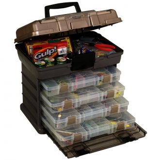  Piscorush Fishing Tackle Box Bait Storage Case Hard