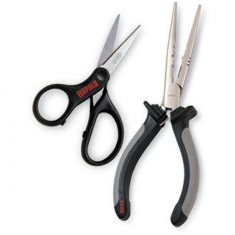 Bubba 6.5 Inch Pistol Grip Split Ring Fishing Pliers with Non-Slip Handle,  