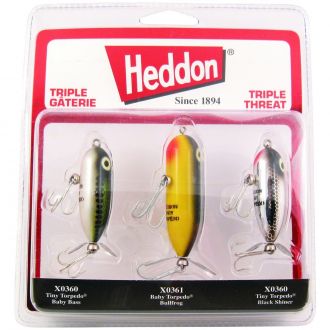 Heddon Baby &Amp; Tiny Torpedo 3 Pack, The Fishin' Hole