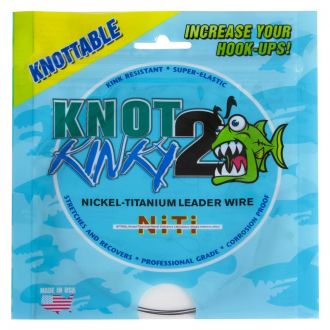 Aquateko Knot 2 Kinky Nickel - Titanium Leader Wire, The Fishin' Hole
