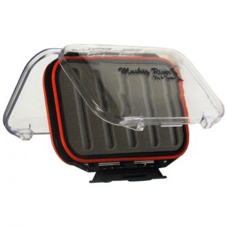 Waterproof Fly Fishing Box Slim Fishing Storage Fishing Tackle Case Multi  Magnetic Compartments Tackle Hook Storage Box 7.36X4.02X0.63