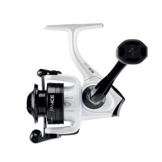  Abu Garcia Max Ice Spinning Fishing Reel, Size 5 (1523300),  Right/Left Handle Position, Lightweight Construction, 4 Bearings for Smooth  Operation, Ideal for Accurate, Distant Casting,Silver : Sports & Outdoors
