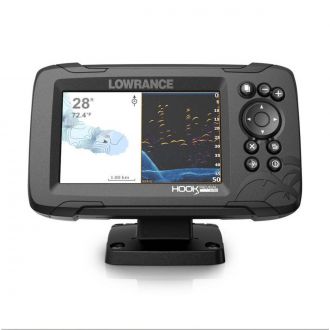 Lowrance Hook Reveal 5X Splitshot with CHIRP Downscan & GPS Plotter, The  Fishin' Hole