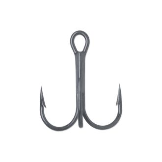 VMC 9650 Round Bend 1X Black Nickel Treble Hooks | Pike & Musky hooks 7/0 / 10 hooks