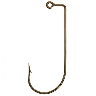 Eagle Claw Plain Shank Snells Fish Hooks, Size 10, 6 Pack