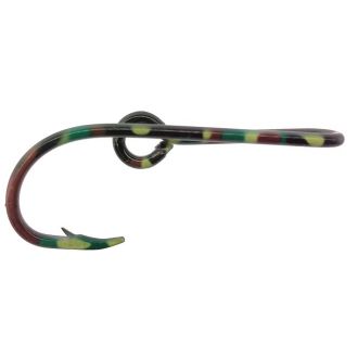 Green and Blue Camo Eagle Claw Fish Hook Hat Pin(2-Pack)