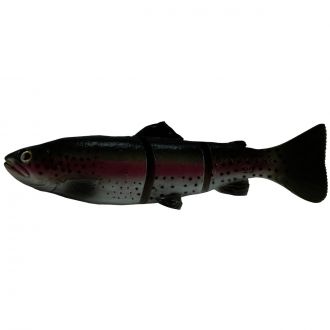 Savage Baits Slow Sink 3D Line Thru Trout Plug in Dark Trout, Size 8 from The Fishin' Hole