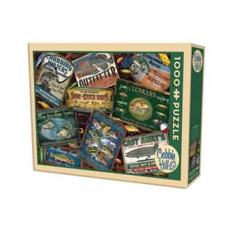 outset media fish signs puzzle 1000 piece OUS 80130 base_image