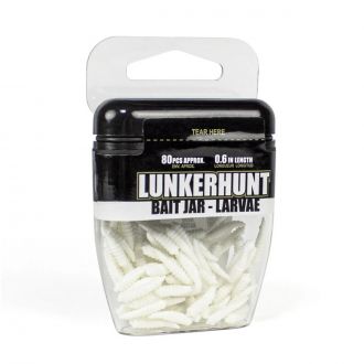 lunkerhunt premium fishing larvae bait jar LPF LPF34748 base_image
