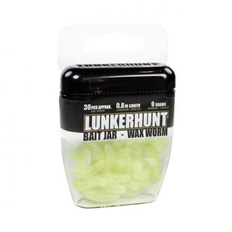 lunkerhunt premium fishing wax worm bait jar LPF LPF34815 base_image