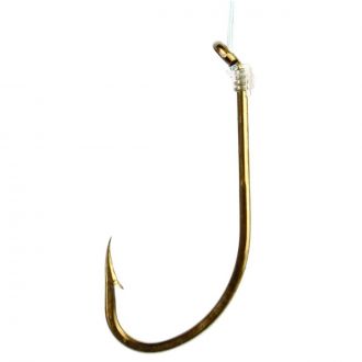 eagle claw bronze snell hooks plain shank 1 by Eagle Claw ECL-ECL34225 base