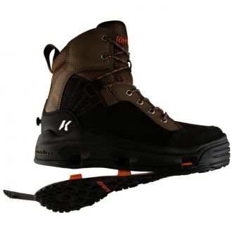 korkers buckskin wade boot with kling on and felt soles KOK FB4310 base_image