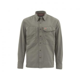 simms guide solid long sleeve shirt olive SIM 11710 309 base_image