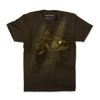 bonehead outfitters underwater walleye t shirt xxl by Bonehead Outfitters BHD-190244DKCXXL base