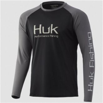 marolina outdoor inc huk double header long sleeve shirt black MOU H1200341BLK base_image