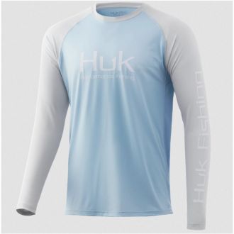 marolina outdoor inc huk double header long sleeve shirt ice blue MOU H1200341IB base_image