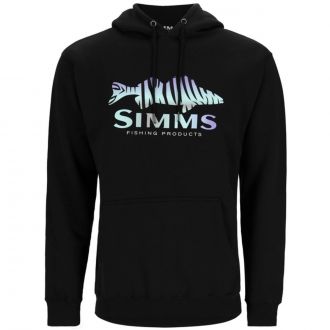 simms mens walleye hoody black by Simms SIM-13395-001 base