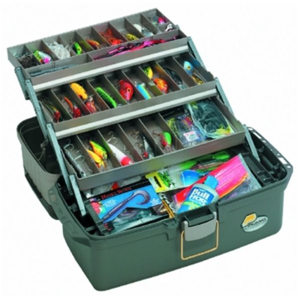 Plano Molding Co Guide Series 3 Tray Tackle Box, The Fishin' Hole
