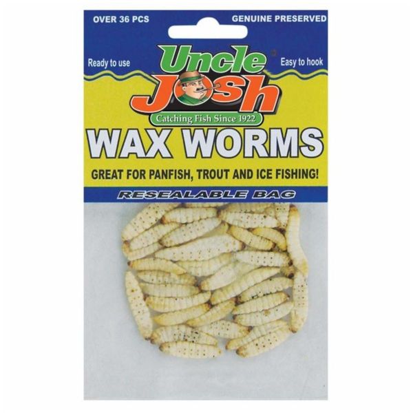 Uncle Josh Wax Worm Preserved in Cream from The Fishin' Hole