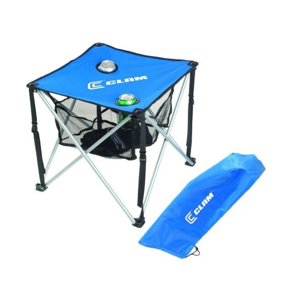 Clam 9180 Quick-Pack Table Square With Carry Case