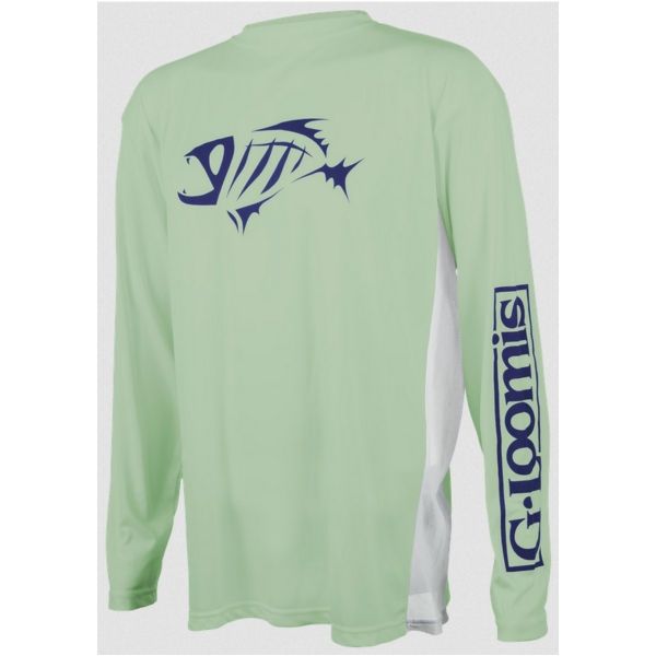 G.loomis Long Sleeve Tech T Shirt Sage, Size XL from The Fishin' Hole