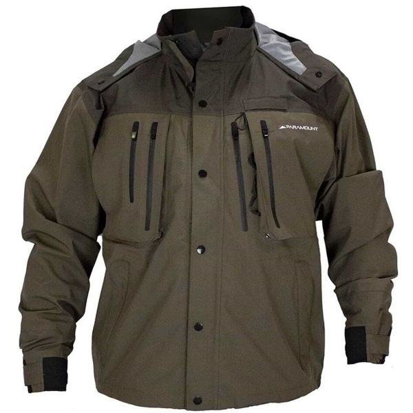 Paramount Outdoors Whetstone Guide Wading Jacket in Olive, Size Large from The Fishin' Hole