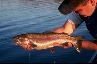 man holding fish