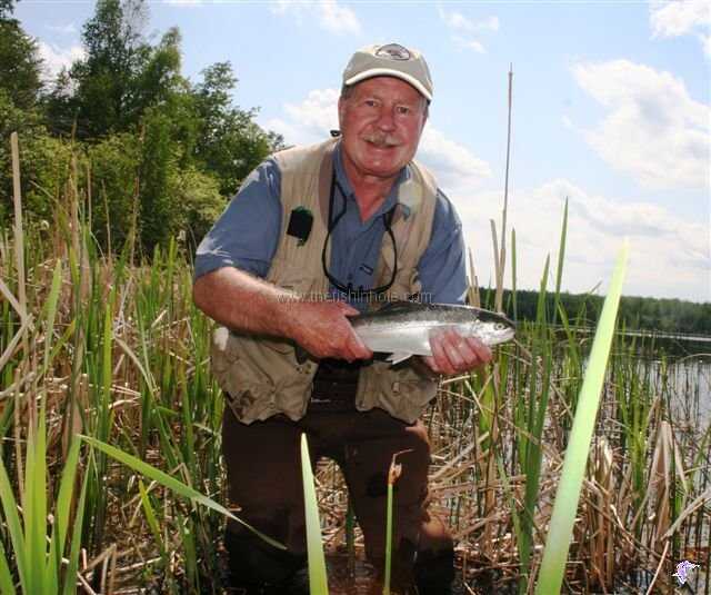 Alberta's prairie pothole trout ponds provide excellent spring angling action