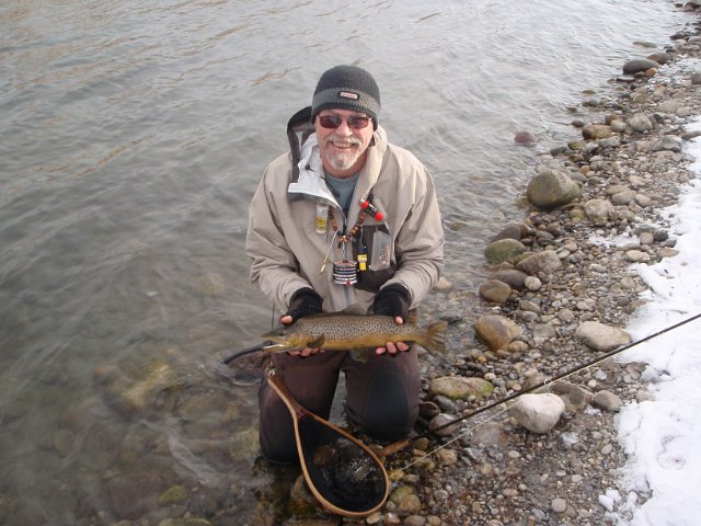 When Mother Nature cooperates winter fishing can be very enjoyable.