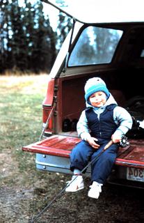 A little young to start fly fishing, but eager to try