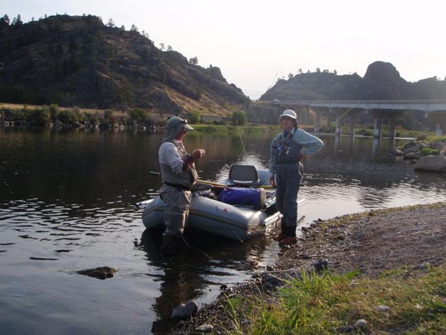 Getting ready for another day on the Missouri