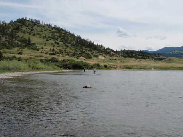 It can get crowded on the Missouri but there's plenty of river and fish to go around!