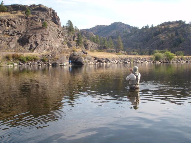 Fishing the banks