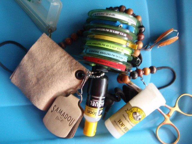 Basic tools and fly fishing accessories