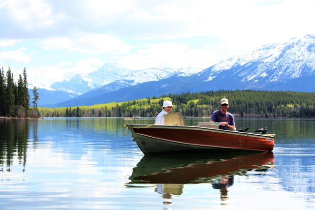 Fantastic scenery and great lake trout
