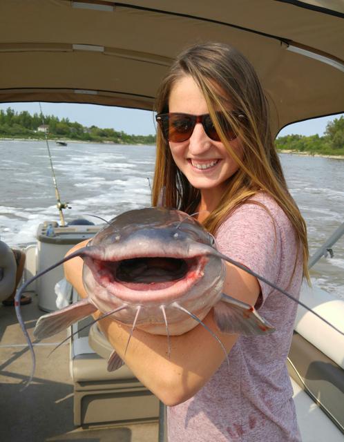 Master Angler-qualifying catfish are caught on a daily basis through the summer on the Red River.