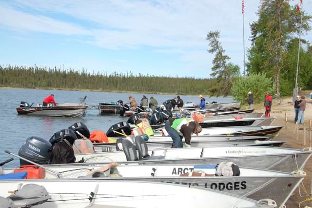 Boats allow anglers access to some of the very best fishing, and scenery, Canada has to offer.