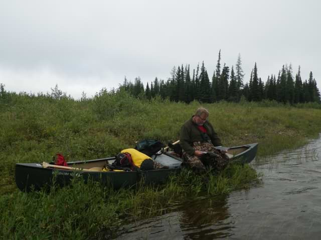 Canoes are a great choice for multi-day fishing trips when you’re camping.