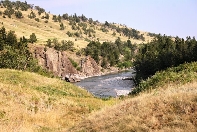 The Oldman River running low and slow in early August.
