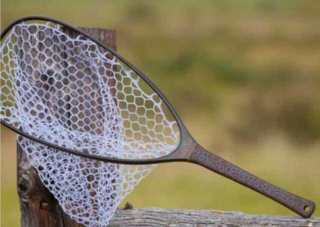 wooden net propped up leaning diagonally 