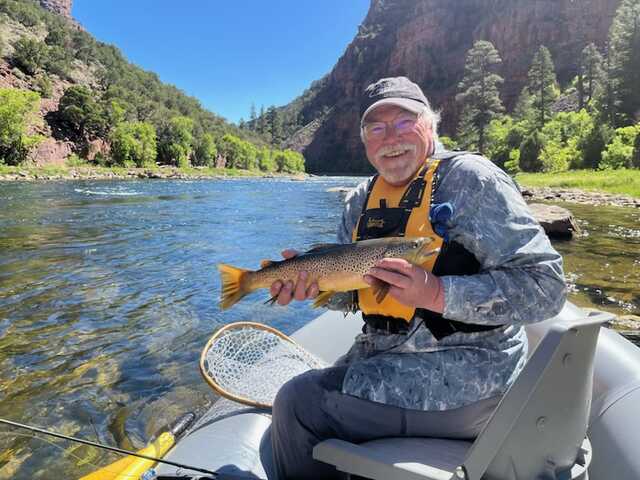 Bill Robertson fishing in Green River Utah